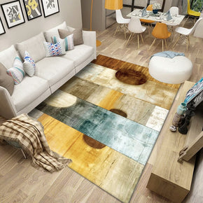 Modern Rugs Pattern Polyester Carpets for Bedroom Hall Living Room Office Dining Room