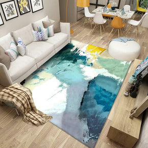 Abstract Pattern Splash ink Modern Rugs Polyester Carpets for Bedroom Hall Living Room Office Dining Room