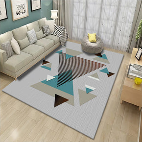 Moroccan Geometric Polyester Carpets Modern Pattern Rugs for Hall Living Room Bedroom Dining RoomOffice