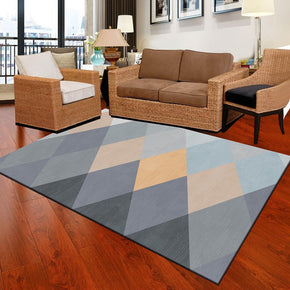 Geometric Striped Polyester Carpets Modern Rugs for Dining Room Living Room Office Hall Bedroom