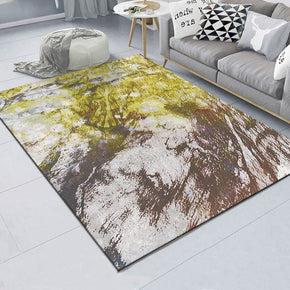 Abstract Gradient Modern Patterned Simple Rugs Polyester Carpets for Dining Room Bedroom Office Hall Living Room