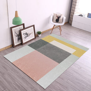 Modern Patterned Polyester Carpets Simple Rugs for Bedroom Hall Dining Room Living Room