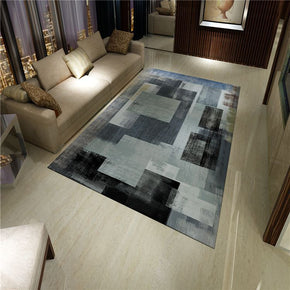 Modern Gradient Grey Abstract Simple Rugs Polyester Carpets Patterned for Bedroom Hall Living Room Dining Room
