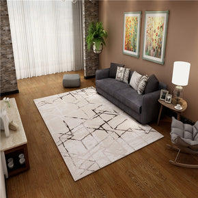 Modern Abstract Simple Patterned Gradient Rugs Polyester Carpets for Bedroom Hall Living Room Dining Room