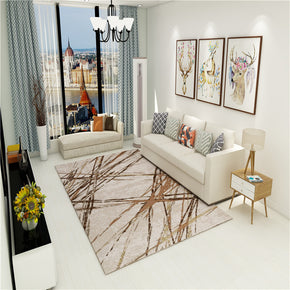 Modern Line Abstract Simple Patterned Gradient Rugs Polyester Carpets for Bedroom Hall Living Room Dining Room
