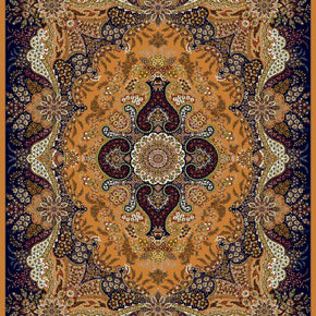 Yellow Brown Vintage Traditional Rugs For Living Room Dining Room Bedroom Hall