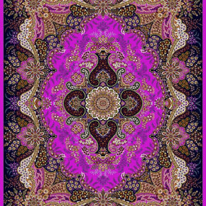 Purple Brown Vintage Traditional Rugs For Living Room Dining Room Bedroom Hall
