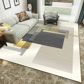 Stripe Square  Pattern Modern Simple Contemporary Geometric Rugs For Living Room Dining Room Bedroom