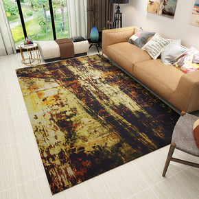Modern Abstract Pattern Rugs Polyester Carpets for Hall Dining Room Bedroom Living Room Office