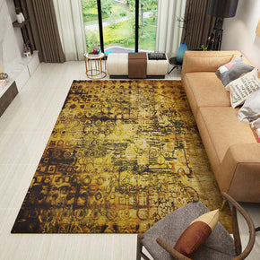 Modern Pattern Rugs Striped Abstract Polyester Carpets for Hall Dining Room Bedroom Living Room Office