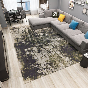 Grey Tree Abstract Modern Pattern Rugs Striped Polyester Carpets for Hall Dining Room Bedroom Living Room Office