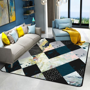 Modern Cube Patterned Geometric Rugs for Living Room Dining Room Bedroom Hall