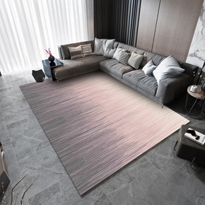 Gradient Pink Colour Simple Modern Plain Rug Bedroom Living Room Sofa Rugs Floor Mat