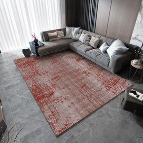 Red Paint Printing Pattern Modern Rug Bedroom Living Room Sofa Rugs Floor Mat