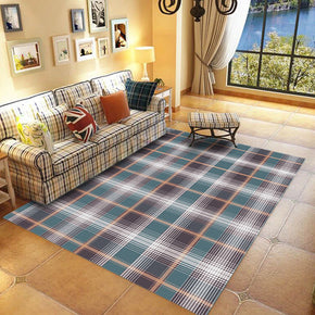 Green Striped Simple 3D Geometric Pattern Modern Rug Bedroom Living Room Sofa Rugs Floor Mat