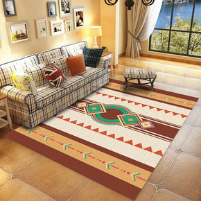 Yellow Simple Modern Geometric Striped Pattern Rug Bedroom Living Room Sofa Rugs Floor Mat