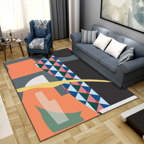 Small Fresh Abstract Simple Modern Rug Bedroom Living Room Sofa Rugs Floor Mat 10