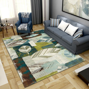 Small Fresh Abstract Simple Modern Rug Bedroom Living Room Sofa Rugs Floor Mat 18