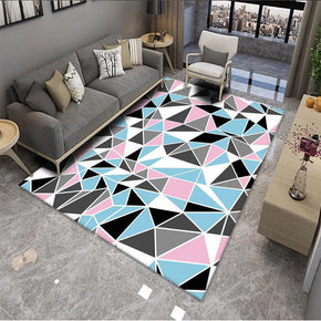 Modern Geometric Simple Patterns Rug For Bedroom Living Room Sofa Rugs Floor Mat 07
