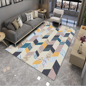 Modern Geometric Simple Patterns Rug For Bedroom Living Room Sofa Rugs Floor Mat 09
