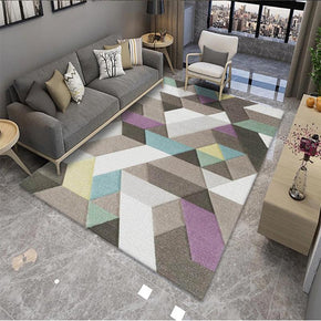 Modern Geometric Simple Patterns Rug For Bedroom Living Room Sofa Rugs Floor Mat 15