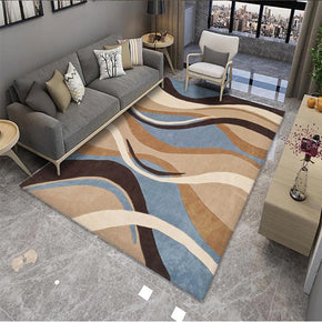Modern Geometric Simple Patterns Rug For Bedroom Living Room Sofa Rugs Floor Mat 19