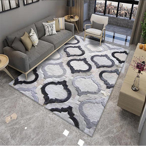 Stitching Geometric Patterns Modern Rug For Bedroom Living Room Sofa Rugs Floor Mat 01