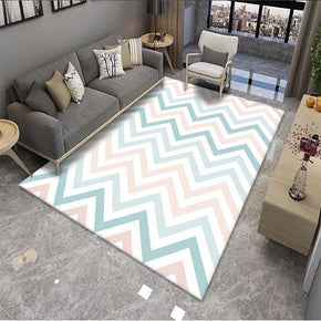 Stitching Geometric Patterns Modern Rug For Bedroom Living Room Sofa Rugs Floor Mat 05