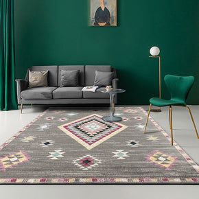 Grey Striped Modern Rug 3D Pattern Floor Mat for Bedroom Living Room Sofa Office Hall