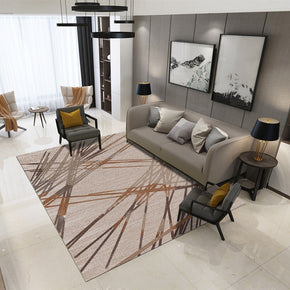 Modern Line Geometric Simplicity Striped Rug 3D Pattern Floor Mat for Bedroom Living Room Sofa Office Hall