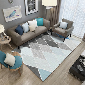 3D Pattern Simplicity Striped Modern Geometric Moroccan Rug Floor Mat for Bedroom Living Room Sofa Office Hall