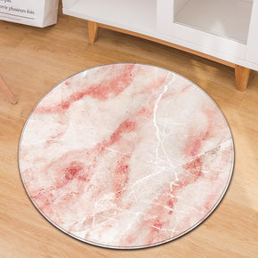 Marble Pattern Round Rug Modern For Living Room Computer Chair Cushion Bedroom Kitchen Hall 04