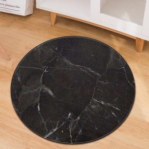 Marble Pattern Round Rug Modern For Living Room Computer Chair Cushion Bedroom Kitchen Hall 14