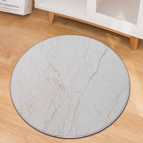 Marble Pattern Round Rug Modern For Living Room Computer Chair Cushion Bedroom Kitchen Hall 16