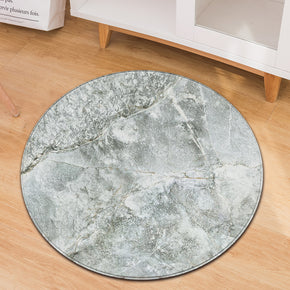 Marble Pattern Round Rug Modern For Living Room Computer Chair Cushion Bedroom Kitchen Hall 19