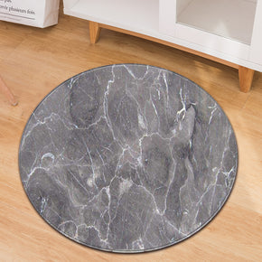 Marble Pattern Round Rug Modern For Living Room Computer Chair Cushion Bedroom Kitchen Hall 20