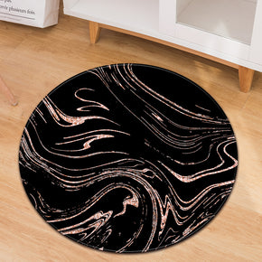 Marble Pattern Round Rug Modern For Living Room Computer Chair Cushion Bedroom Kitchen Hall 21