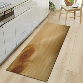 Wood Grain Pattern Entryway Doormat Runners Rugs Kitchen Bathroom Anti-slip Mats 02