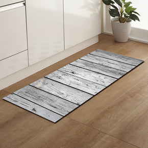 Wood Grain Pattern Entryway Doormat Runners Rugs Kitchen Bathroom Anti-slip Mats 10
