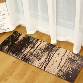 Wood Grain Pattern Entryway Doormat Runners Rugs Kitchen Bathroom Anti-slip Mats 17