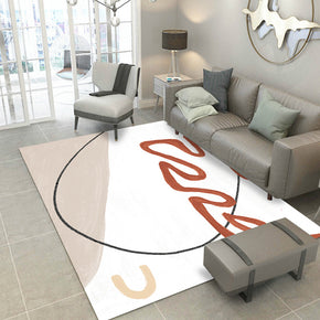 Morandi Style Modern Simplicity Rug 3D Pattern Floor Mat for Bedroom Living Room Sofa Office Hall