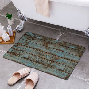 Green Striped Modern Patterned Area Rugs Anti-slip Carpets Doormat Bath Mat