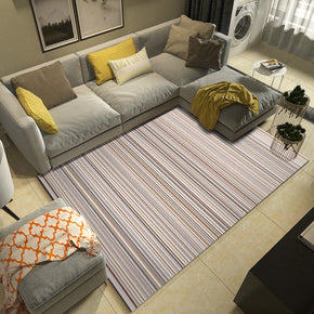 Striped Line 3D Pattern Modern Gray Simplicity Rug Floor Mat for Bedroom Living Room Sofa Office Hall