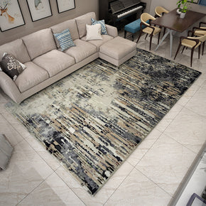 Modern Gradient Grey 3D Pattern Simplicity Rug Floor Mat for Bedroom Living Room Sofa Office Hall