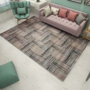 Striped Modern 3D Pattern Simplicity Rug Floor Mat for Bedroom Living Room Sofa Office Hall