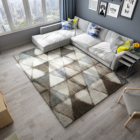 Geometric Modern 3D Pattern Simplicity Rug Floor Mat for Bedroom Living Room Sofa Office Hall