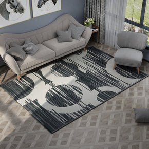Grey Modern 3D Pattern Simplicity Rug Floor Mat for Bedroom Sofa Office Hall Living Room