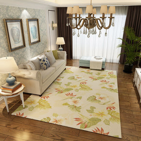 Classic Pastoral 3D Pattern Floral Rug Floor Mat for Bedroom Sofa Hall Living Room Office