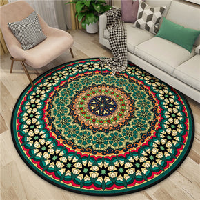 3D Gorgeous Printed Patterned Round Modern Area Rugs for Living Room Bedroom Office Anti-slip Carpet 13