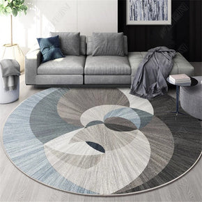 Multicolor Circle Patterned Round Modern Rug for Living Room Bedroom Kitchen Hall
